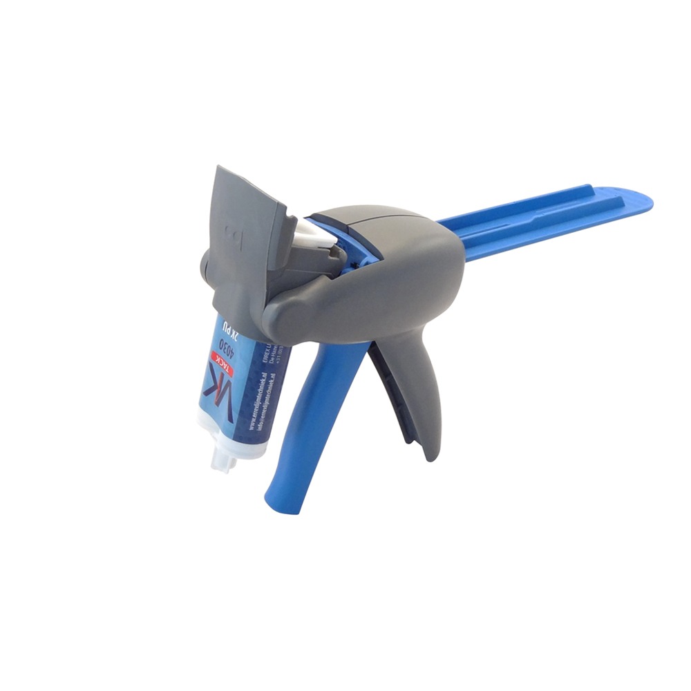 Vk Tack mengpistool grijs blauw 50ml open met cartridge