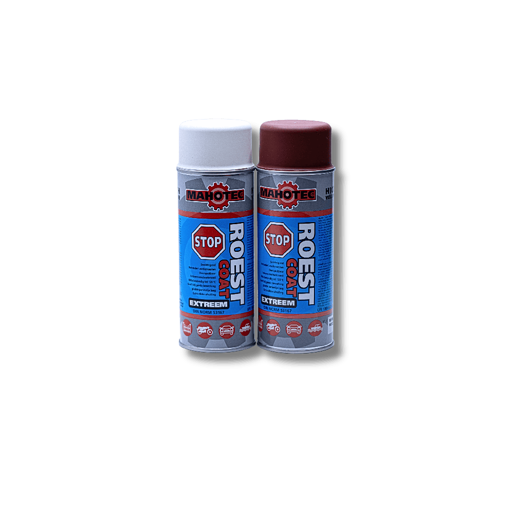 Mahotec Roeststop Coat Extreem 400ml Rood – roestprimer voor staal