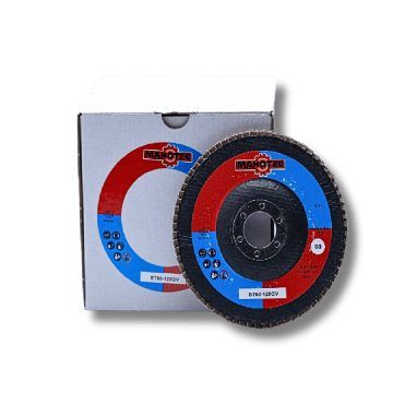 Lamellenschijf 125x22,23 K60 voor metaal en RVS