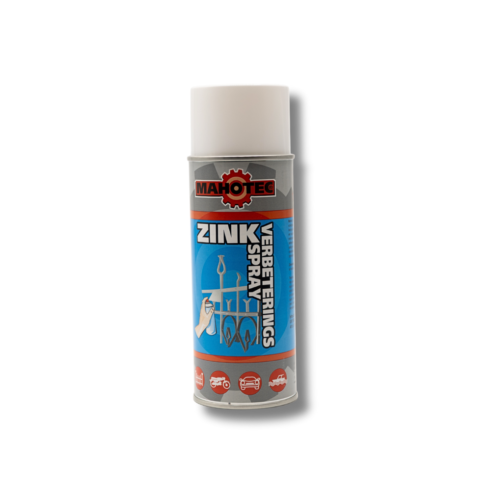 ZINK VERBETERINGS SPRAY ideaal voor het bijwerken en beschermen van metalen oppervlakken.