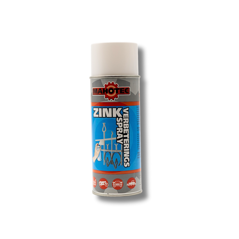 ZINK VERBETERINGS SPRAY ideaal voor het bijwerken en beschermen van metalen oppervlakken.