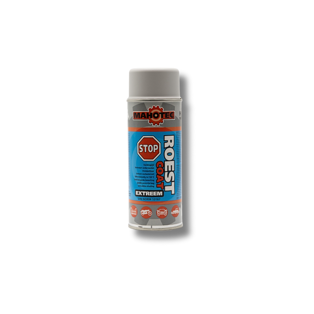 Mahotec Roeststop Coat Extreem 400ml Grijs – roestprimer voor staal