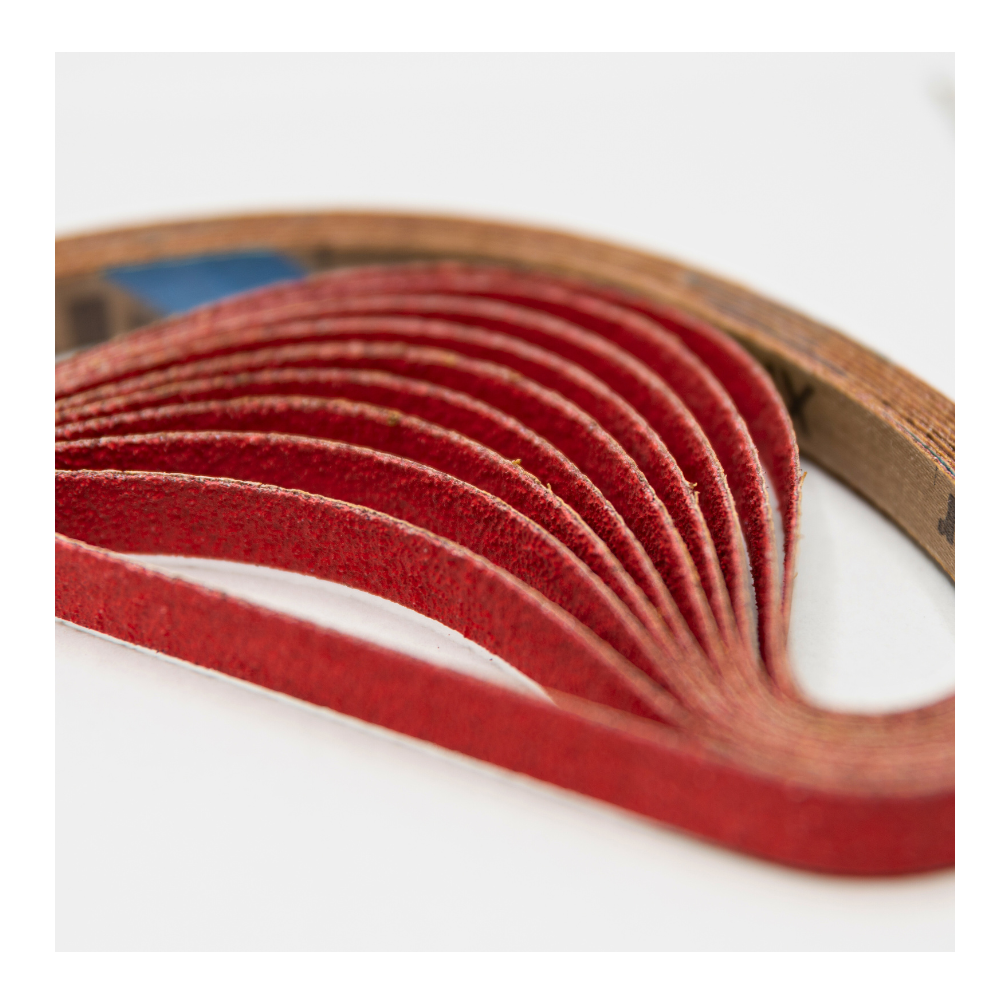 Schuurband 455x13 mm keramisch K60 rode Mahotec schuurbanden