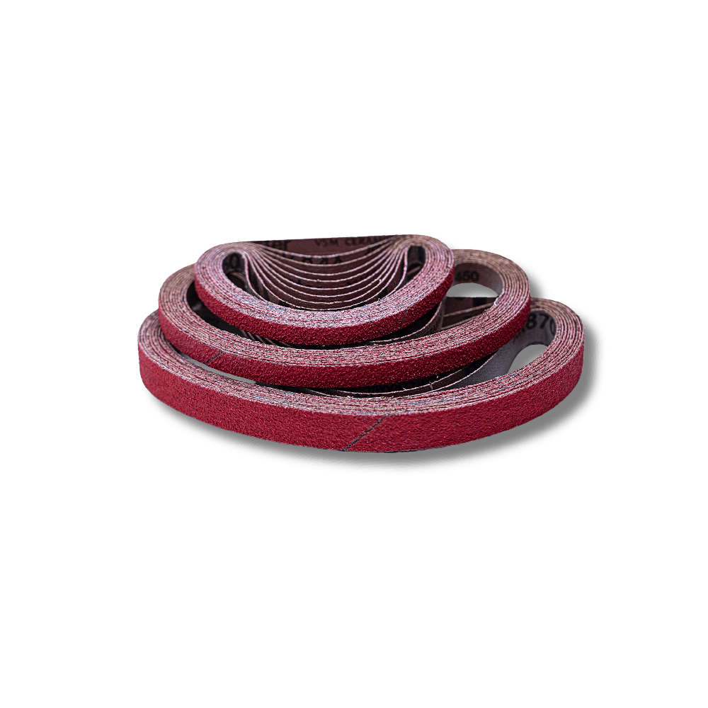 Schuurband 455x13 mm keramisch K60 rode Mahotec schuurbanden genest