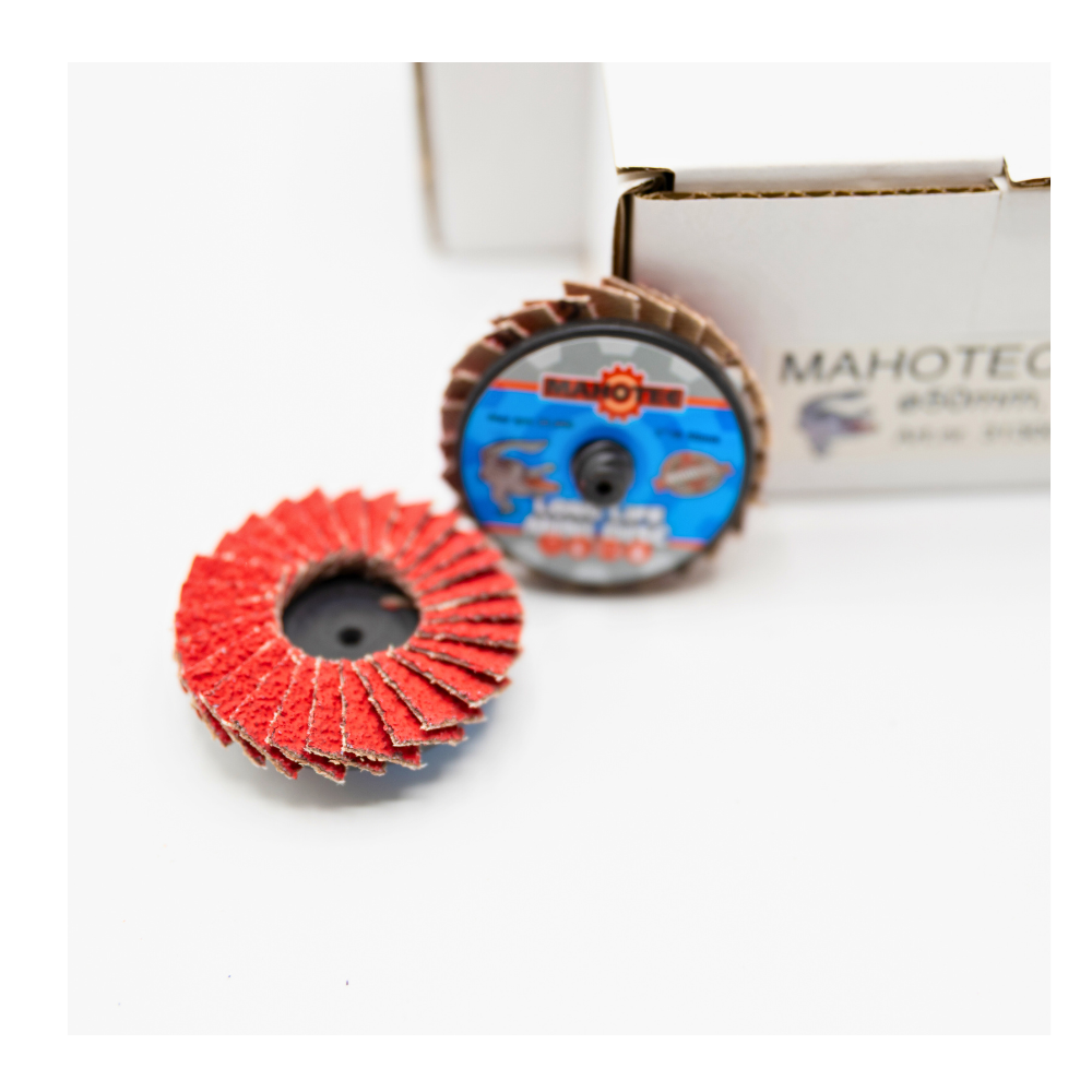 Lamellenschijf keramisch 50mm K40 Roloc Mahotec Alligator mini discs met verpakking